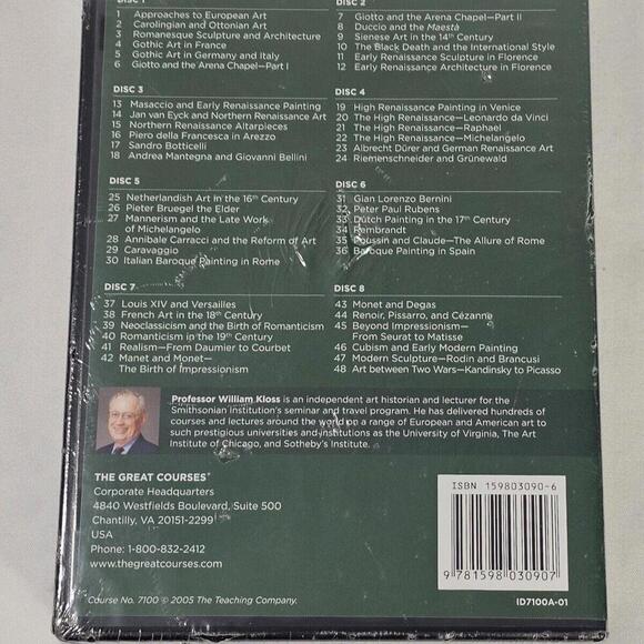 History of European Art - Course Guidebook Book & DVD's 9781598030907 - Picture 4 of 6